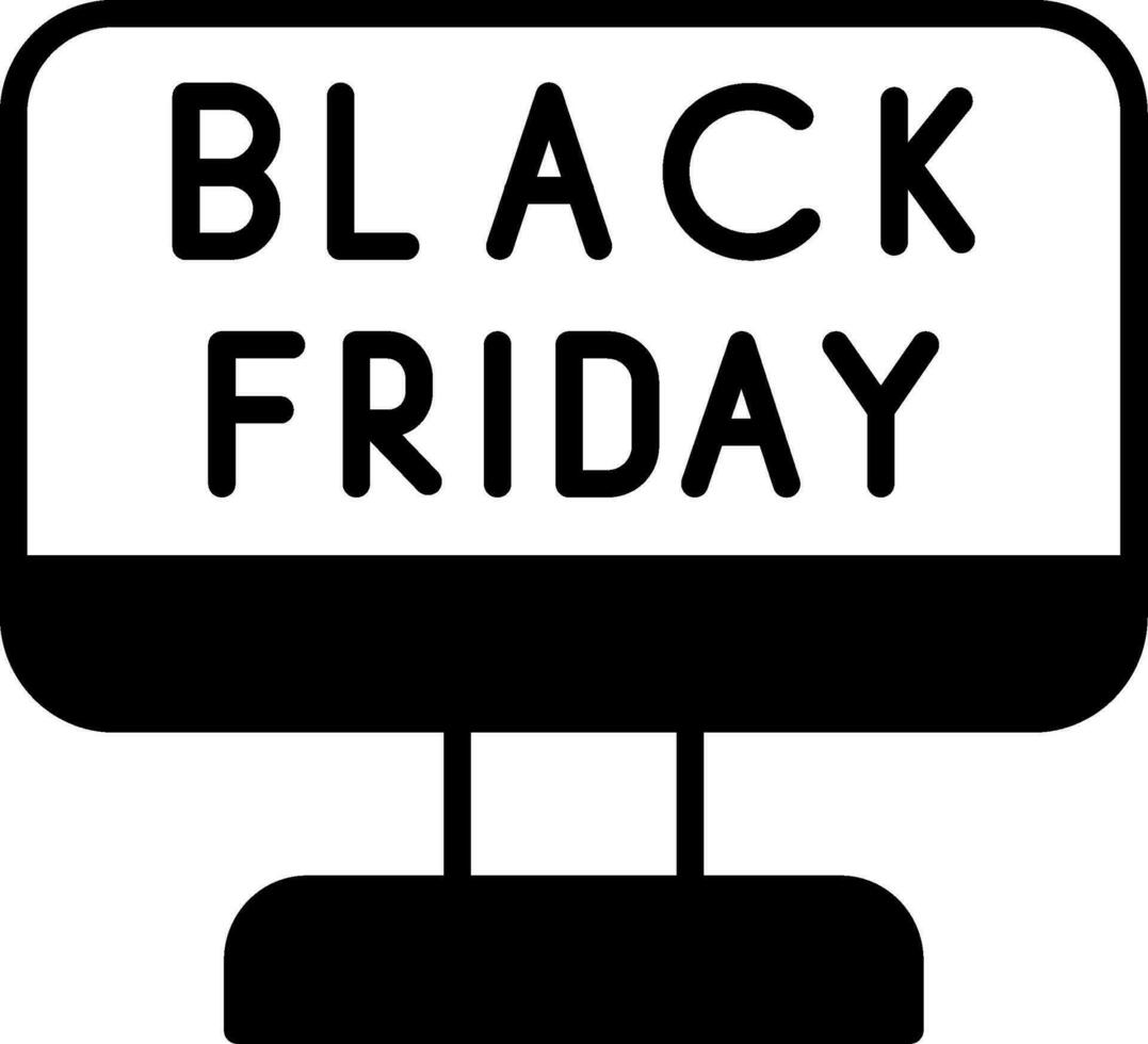 Black Friday Vector Icon