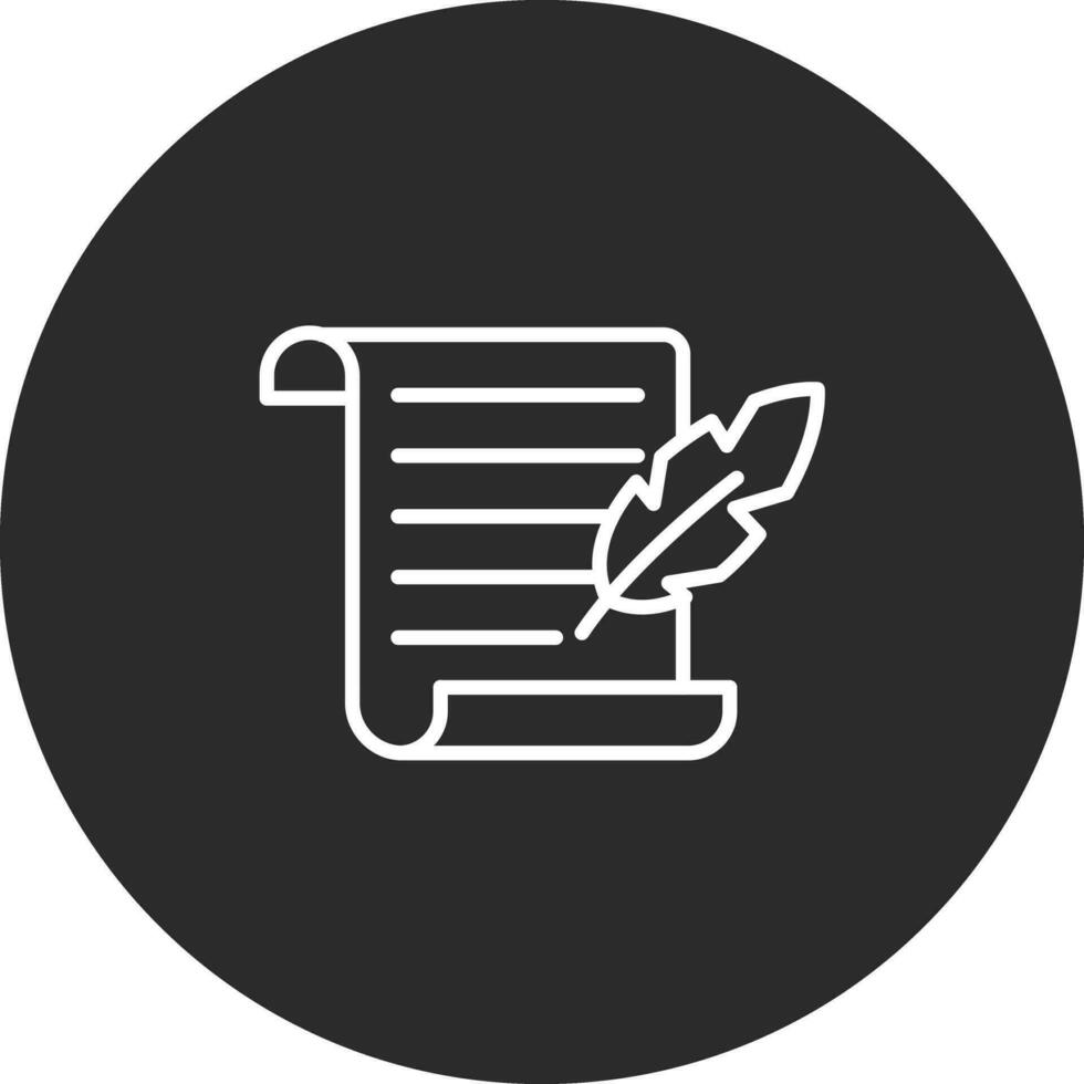 Scroll Paper Vector Icon