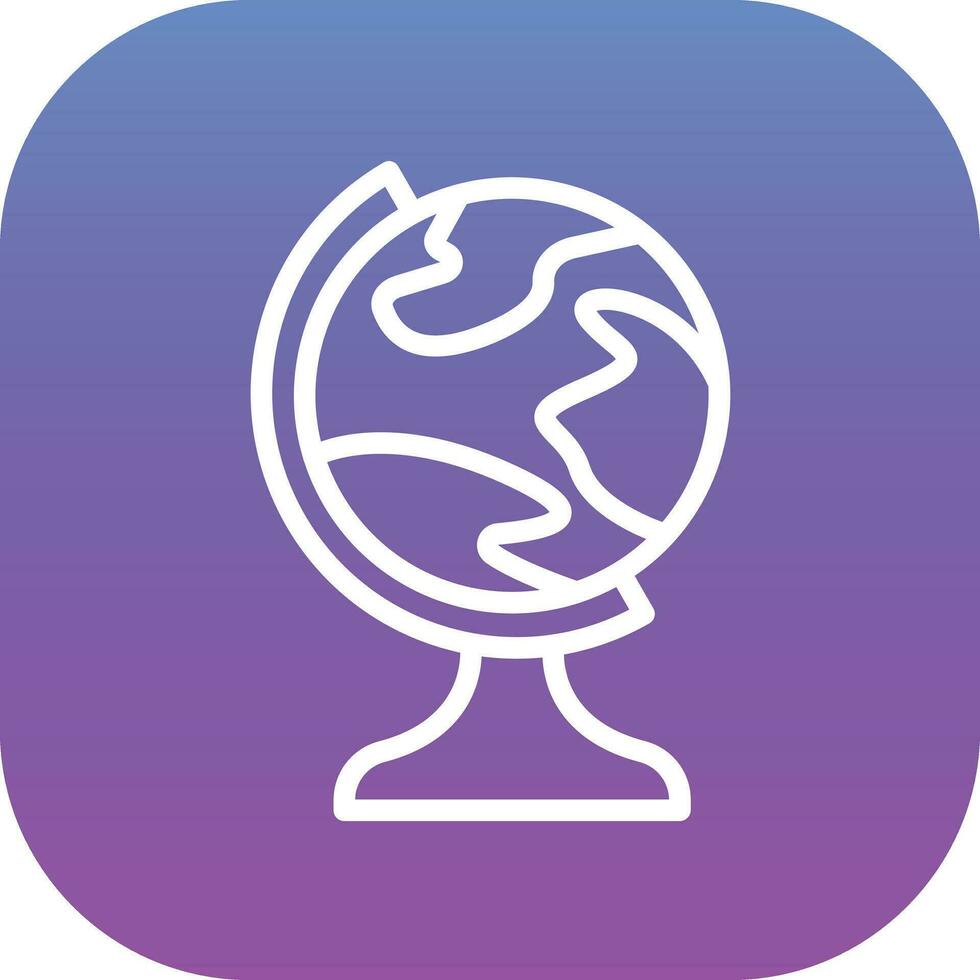 Globe Stand Vector Icon