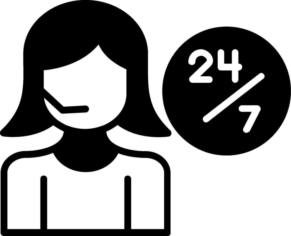 Customer Service Agent Vector Icon
