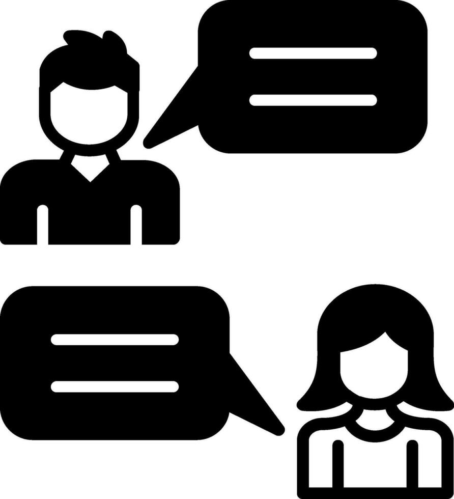 Conversation Vector Icon