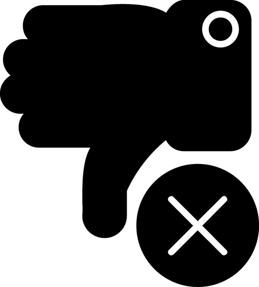 Dislike Vector Icon