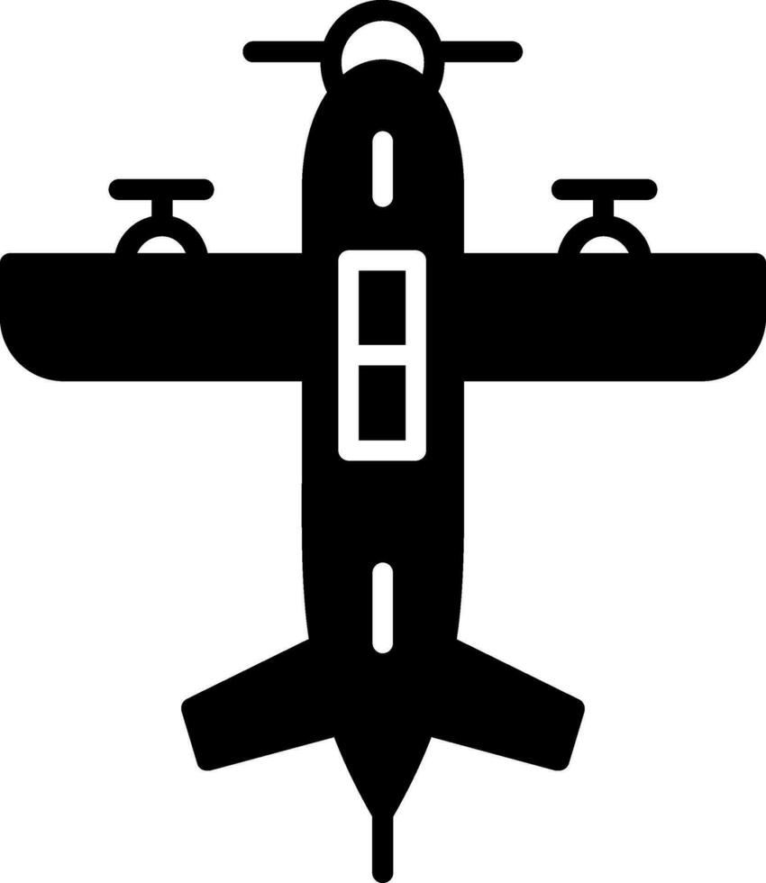 hidroavión vector icono