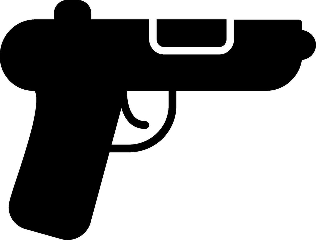 icono de vector de pistola