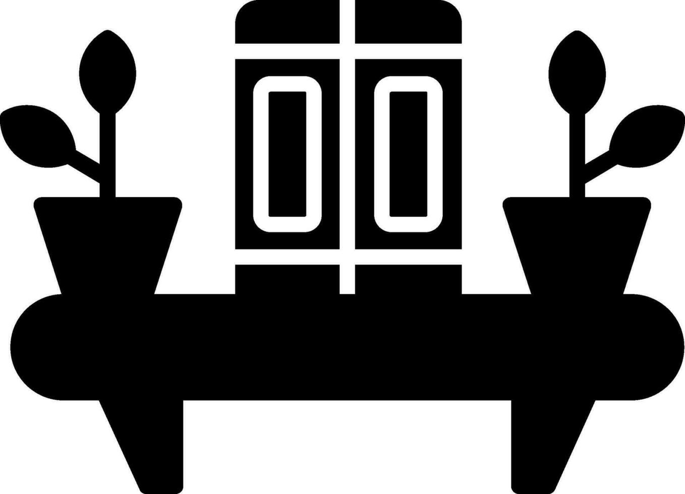 Bookshelf Vector Icon