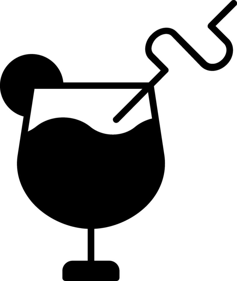 Cocktail Drink Vector Icon