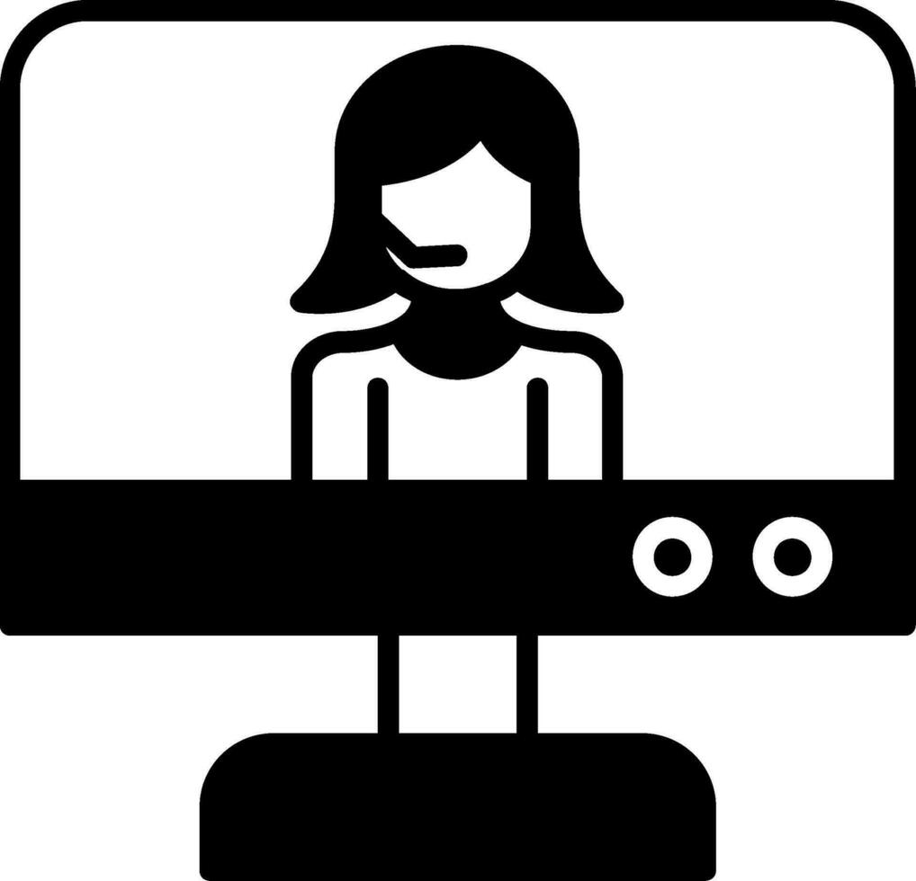 Online Support Vector Icon