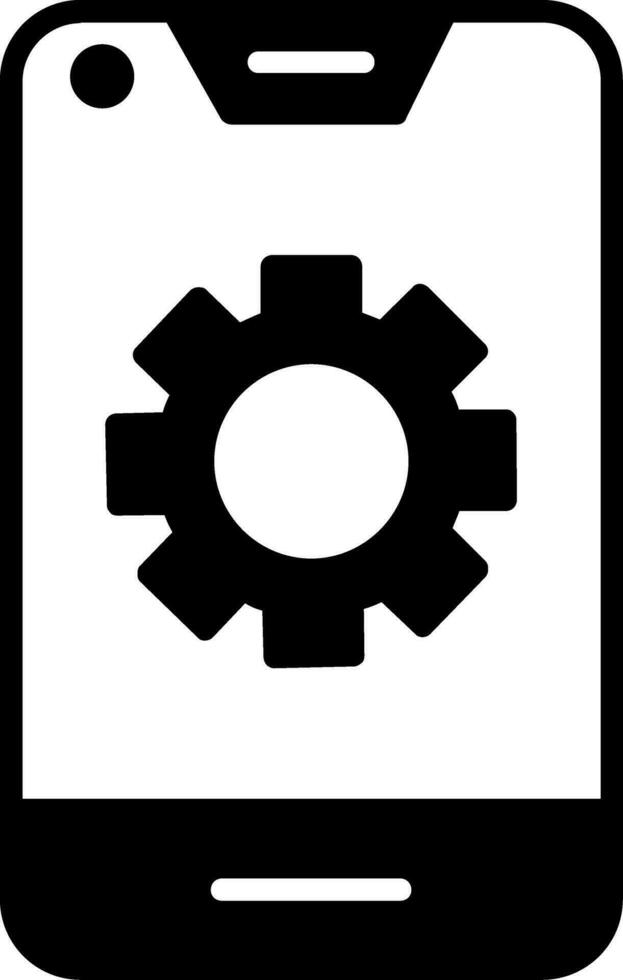 Smartphone Settings Vector Icon