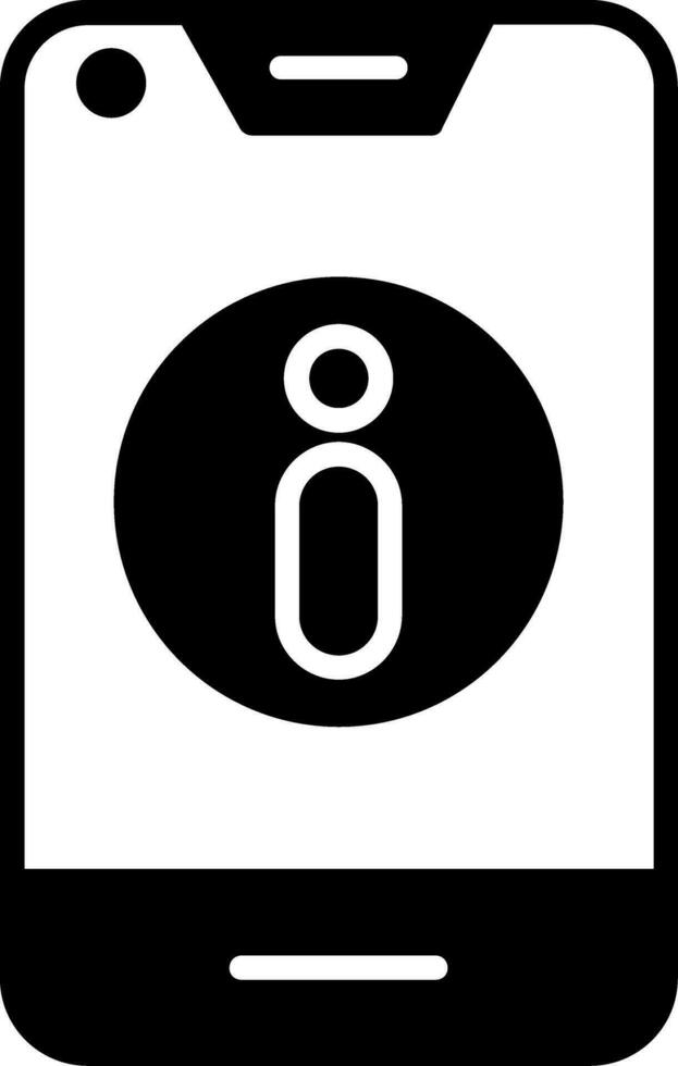 Smartphone Information Vector Icon