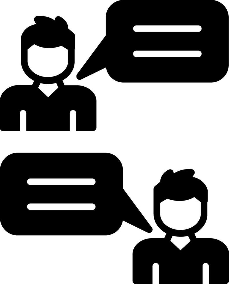 Conversation Vector Icon