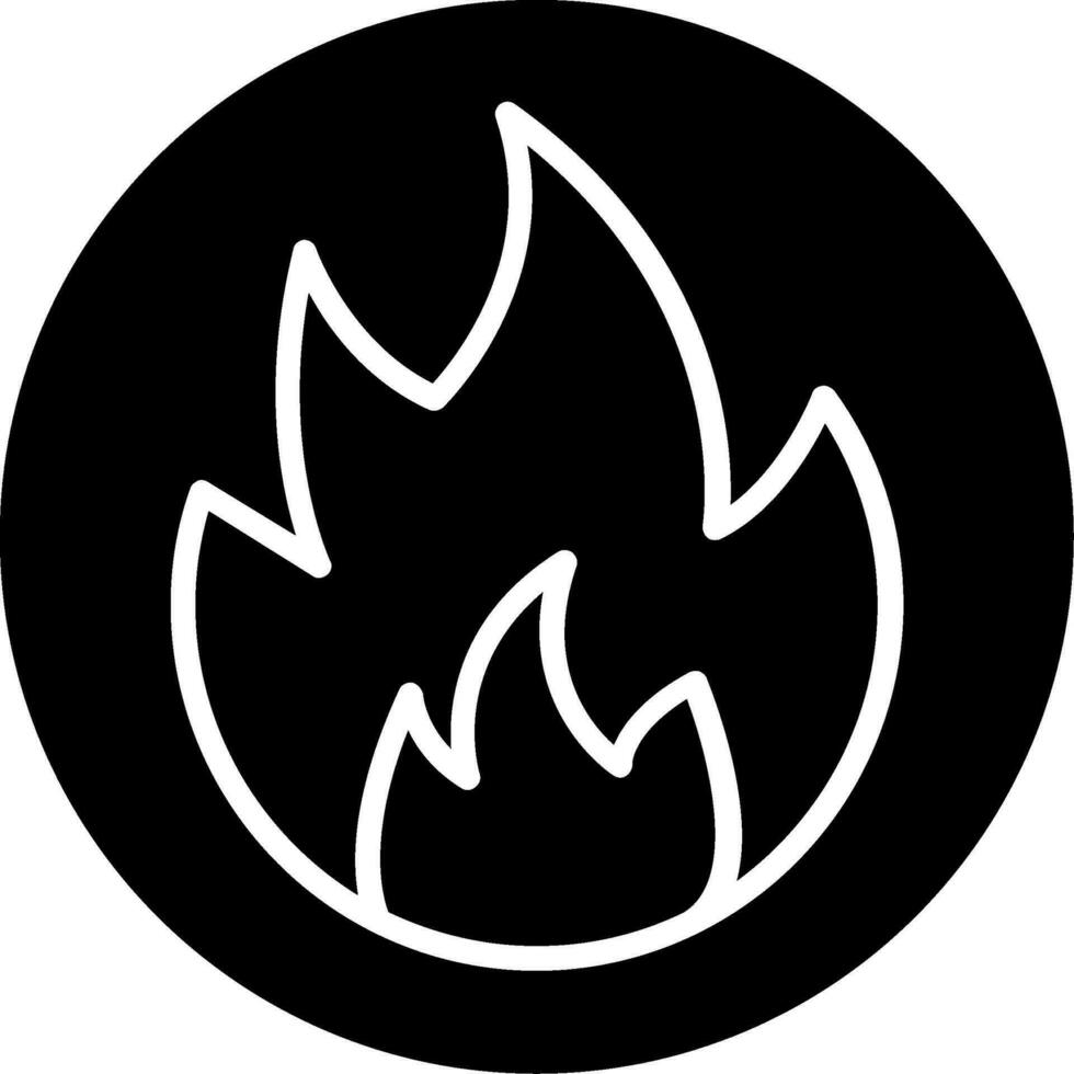 Flammable Vector Icon