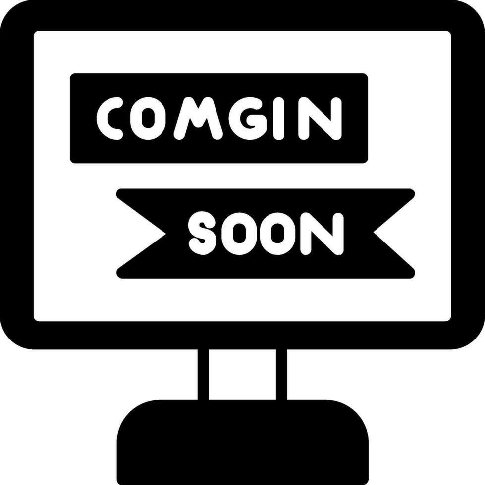 Coming Soon Vector Icon