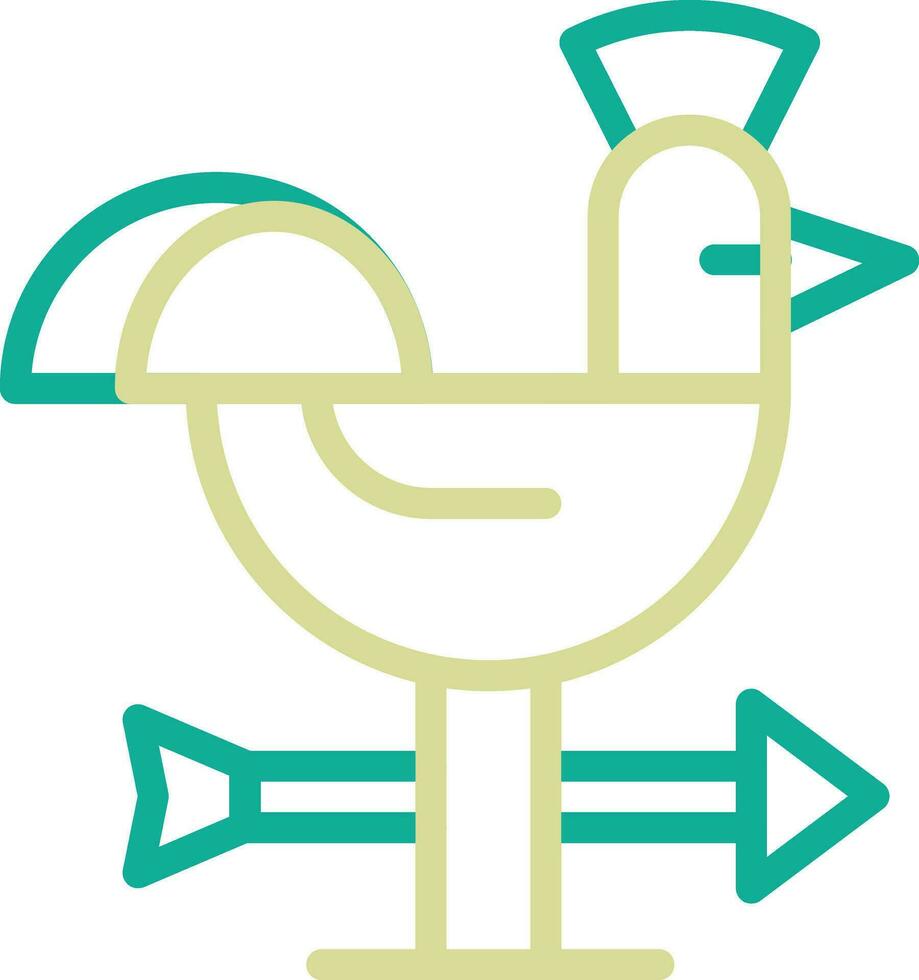 Weather Vane Vector Icon