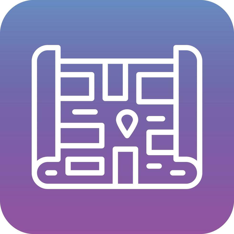 Treasure Map Vector Icon