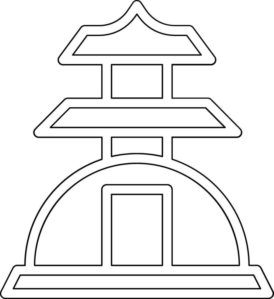 Stupa Vector Icon
