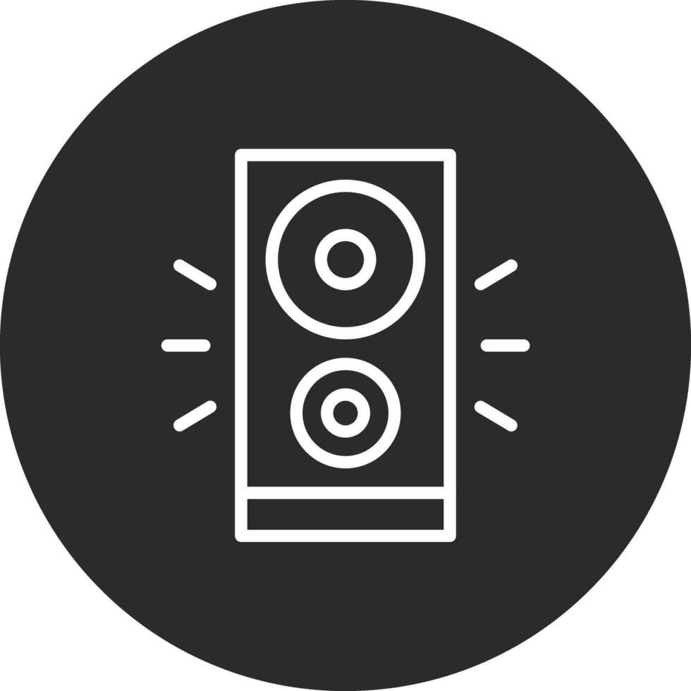 icono de vector de altavoz