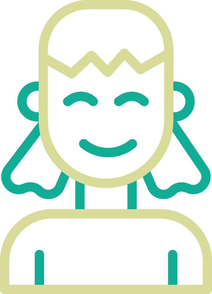 Smiling Women Vector Icon