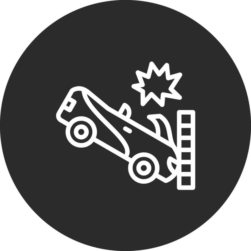 Race Accident Vector Icon