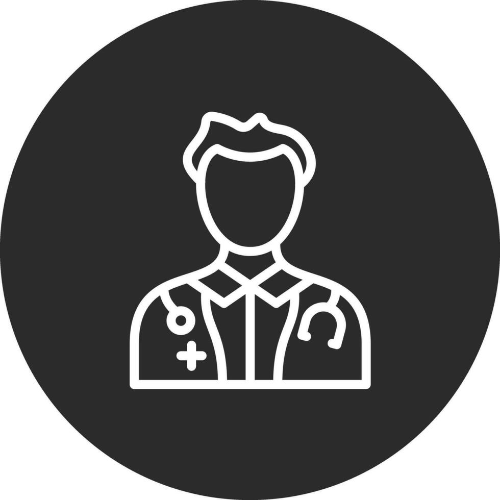 masculino médico vector icono