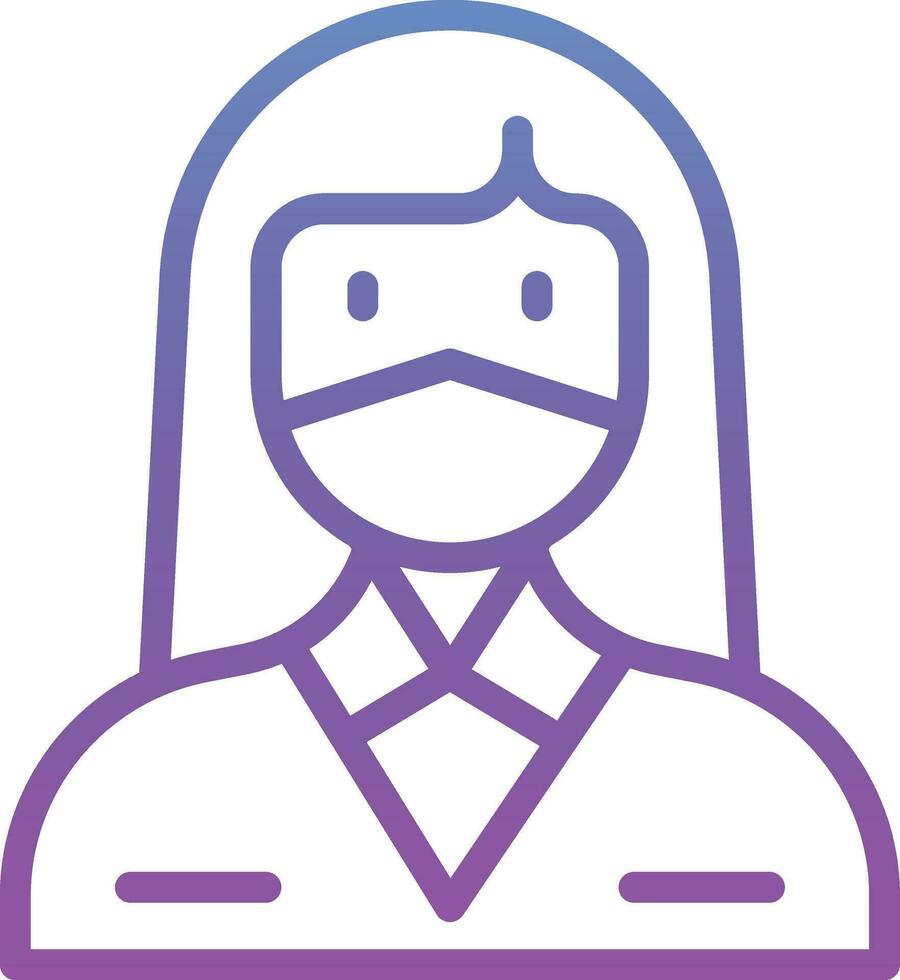 Female Dentist Vector Icon