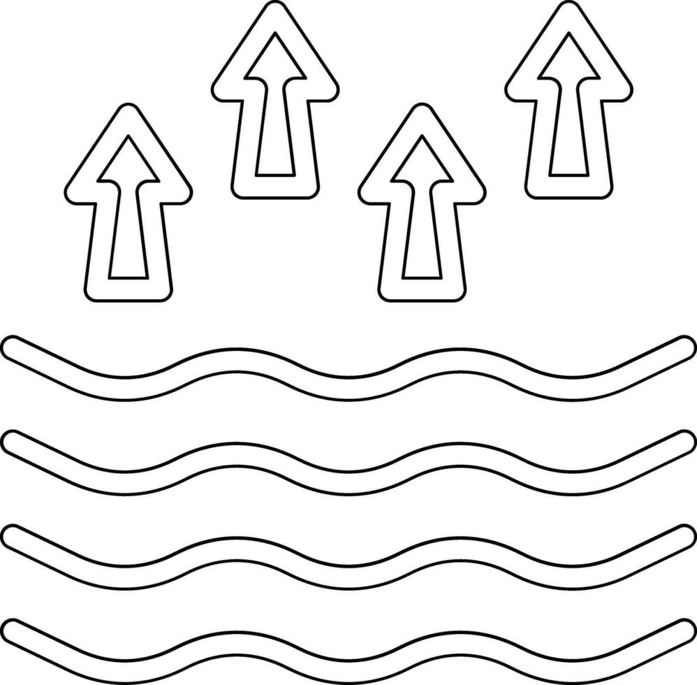 High Tide Vector Icon