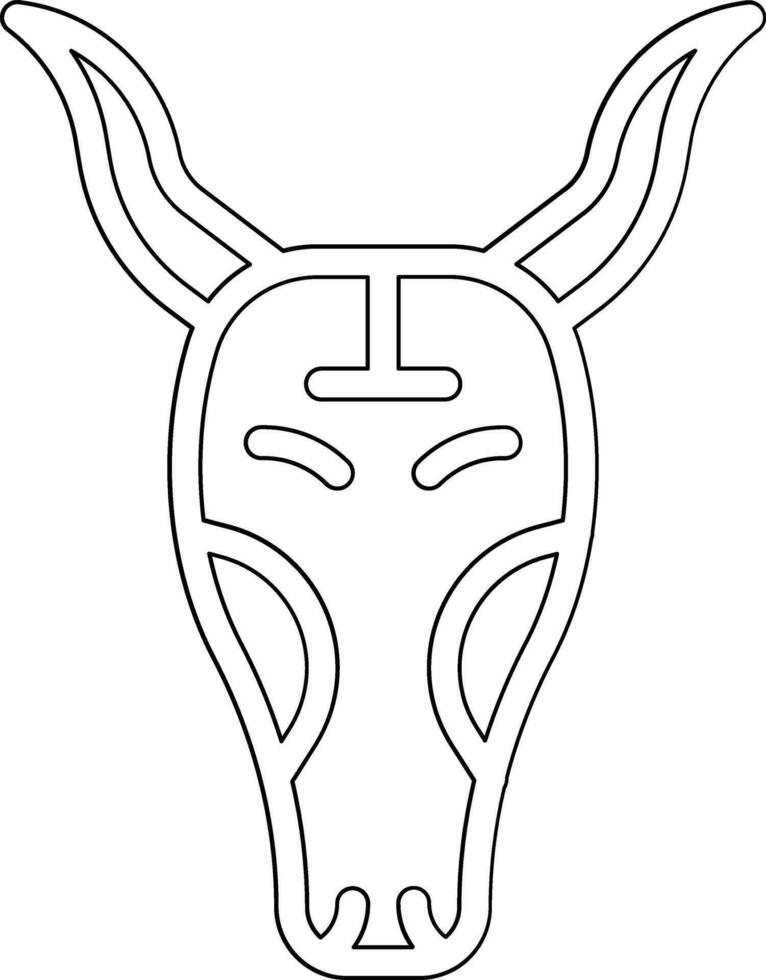 Bull Skull Vector Icon