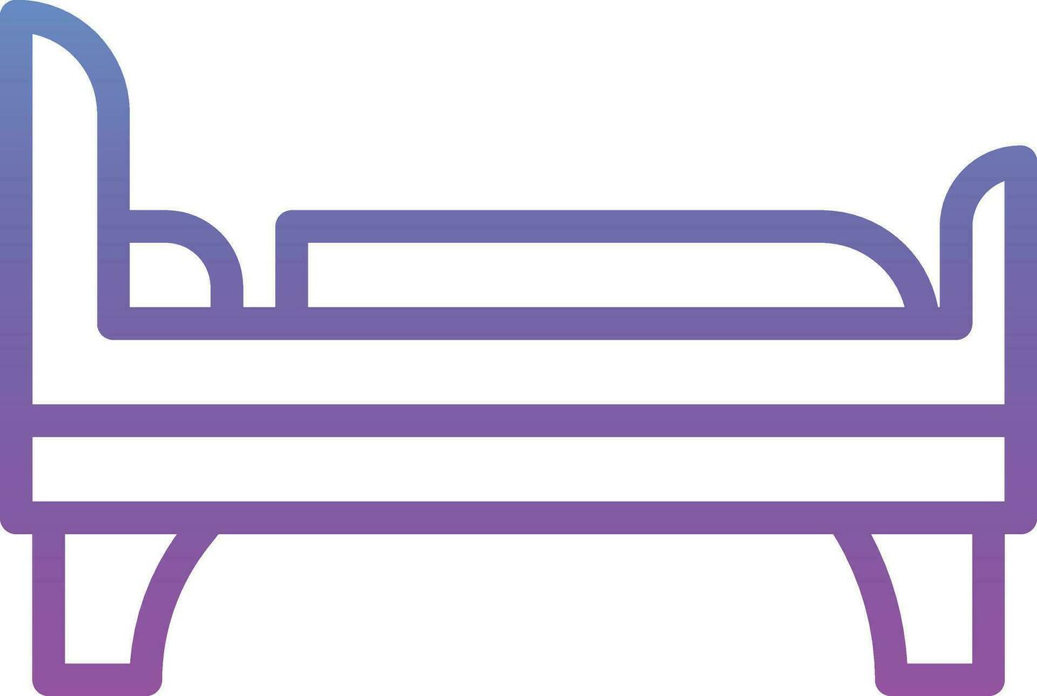 Single Bed Vector Icon