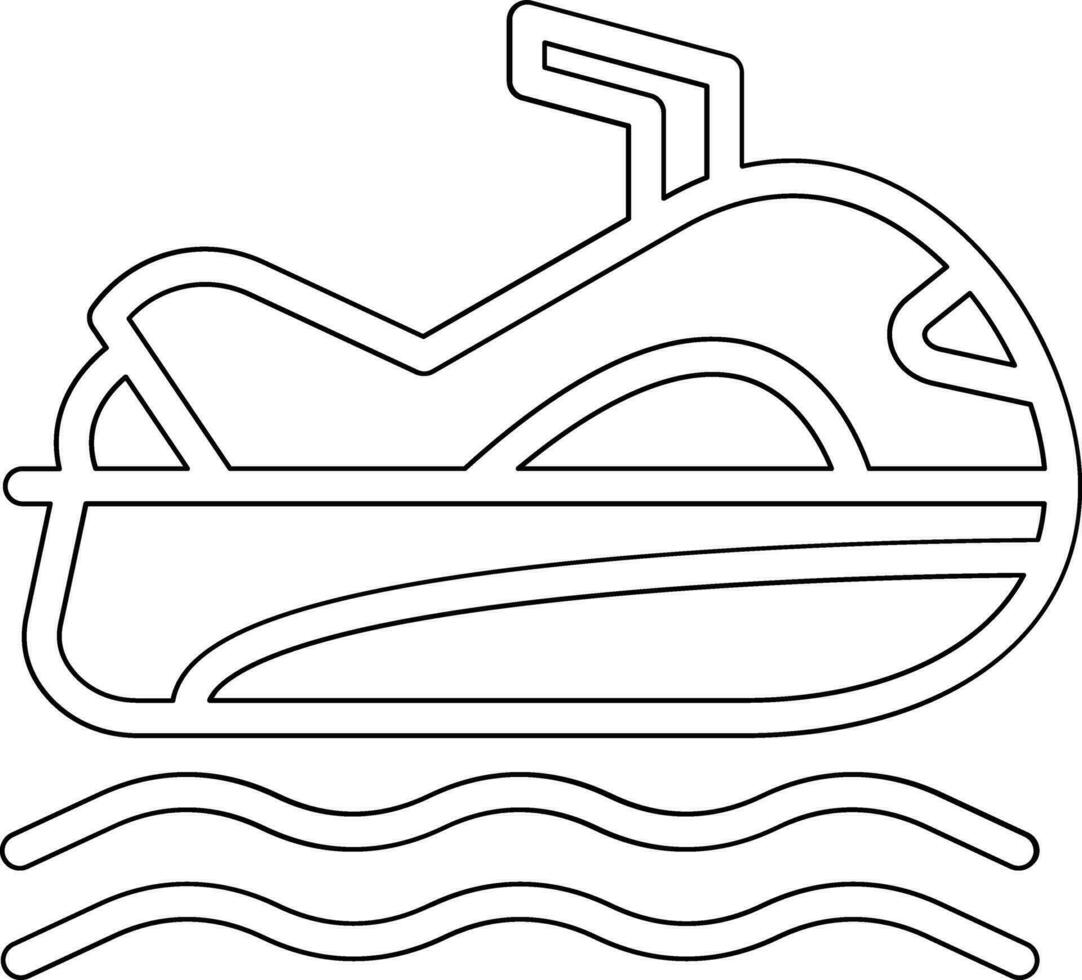 Jet Ski Vector Icon