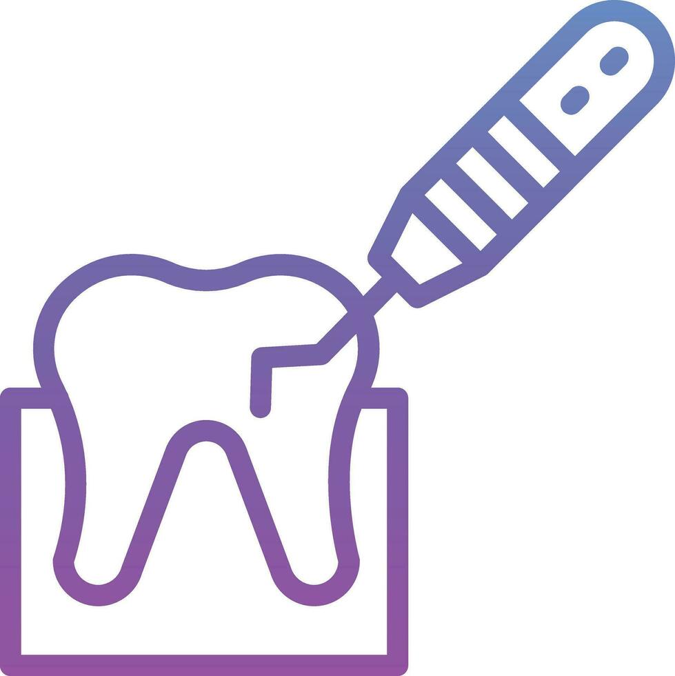 Tooth Scaling Vector Icon