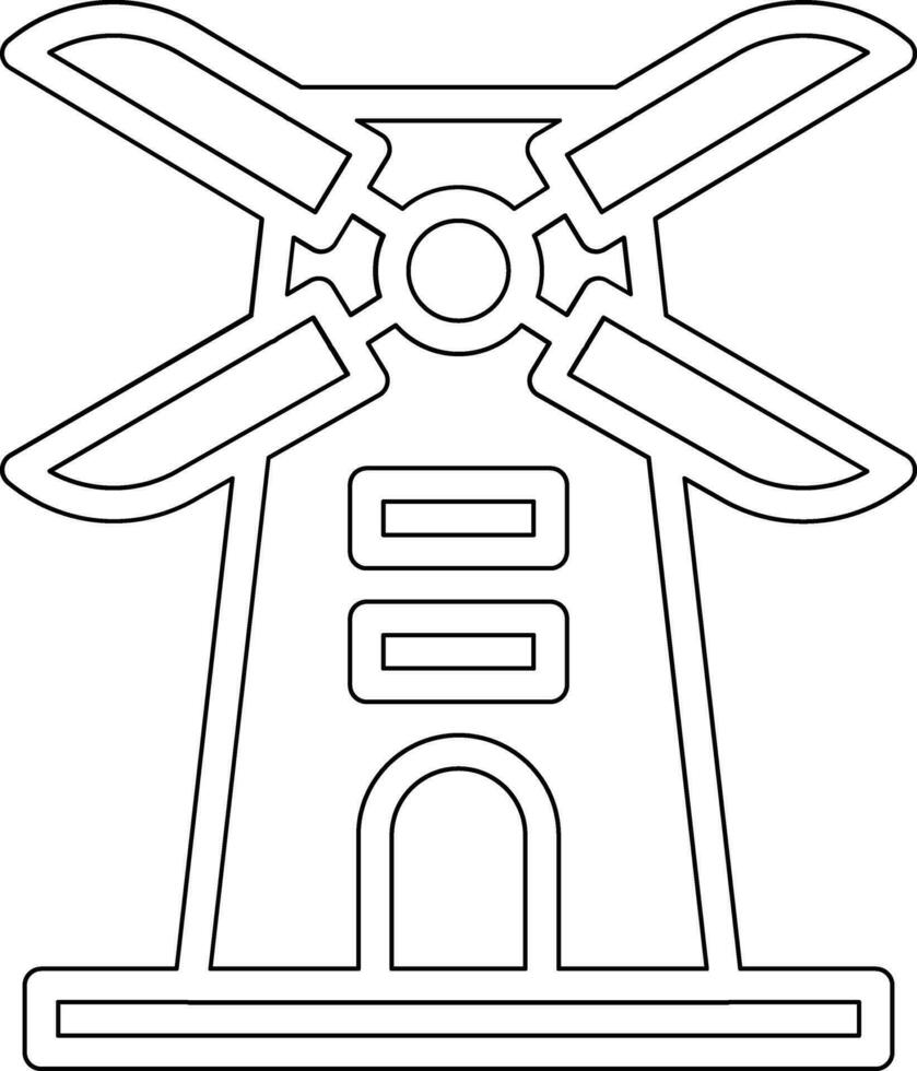 Windmill Vector Icon