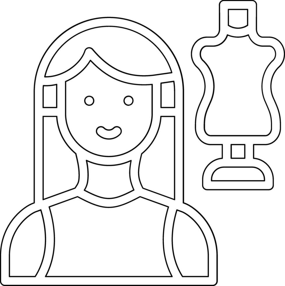 Fashion Designer Vector Icon