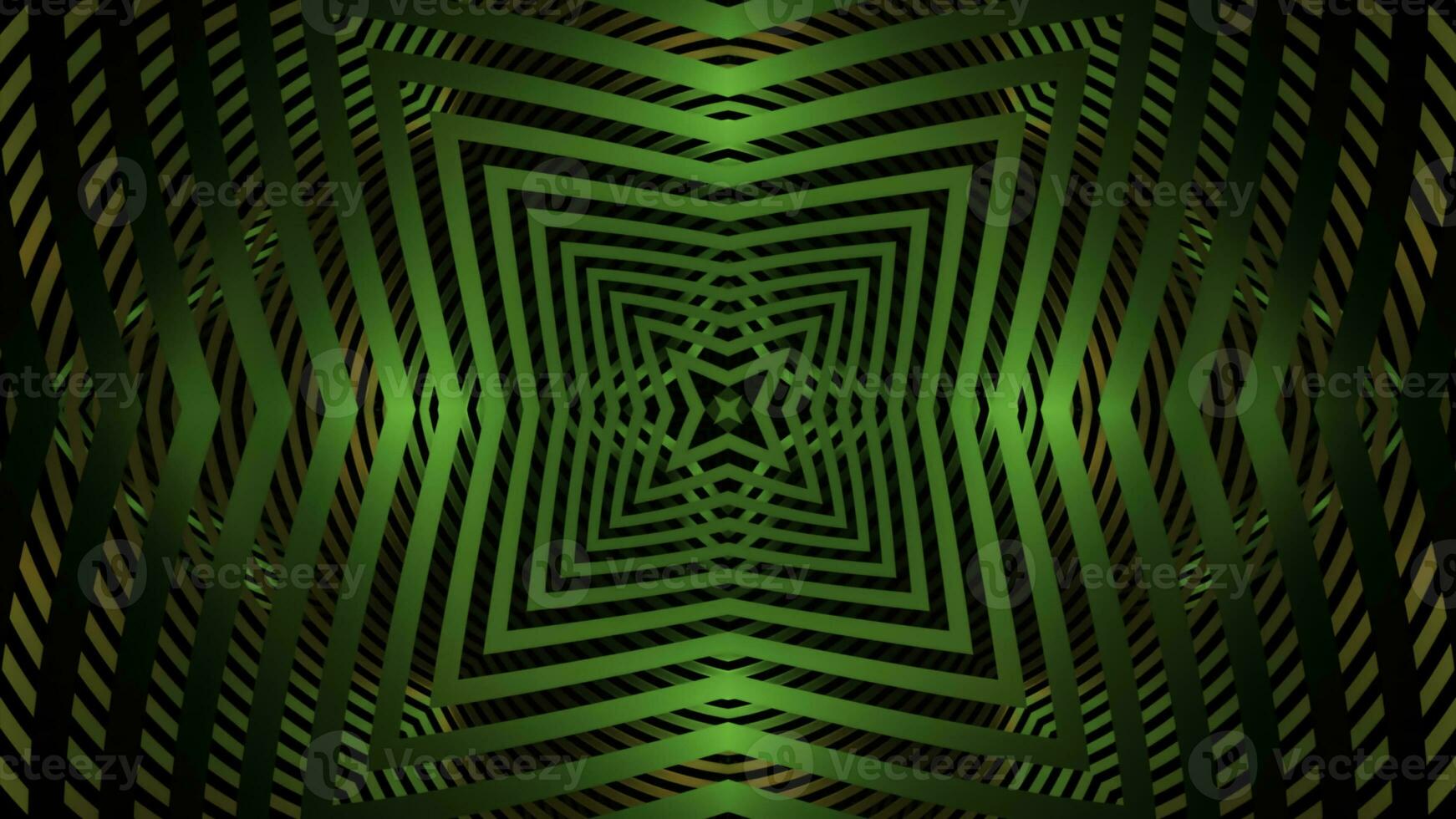 Square pattern with pulsating waves of lines. Design. Pulsating hypnotic pattern with moving square lines. Changing hypnotic pattern of square lines photo