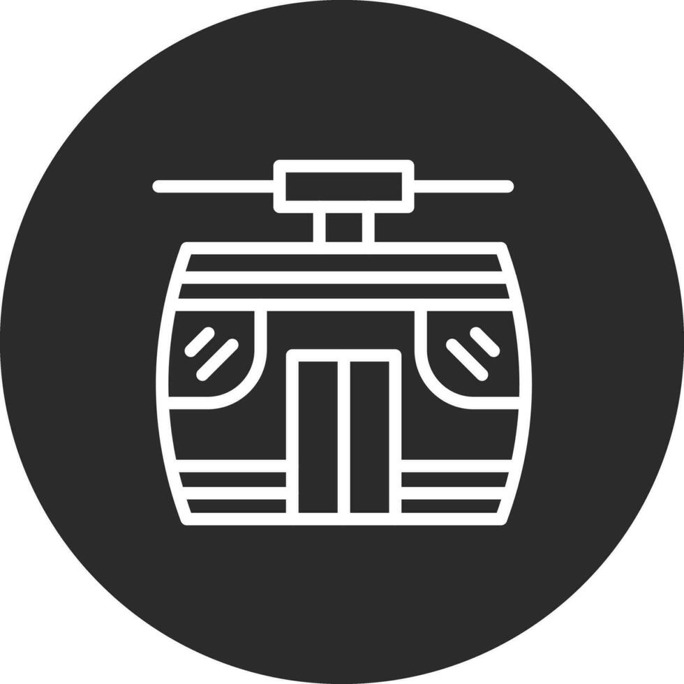 Cable Car Vector Icon