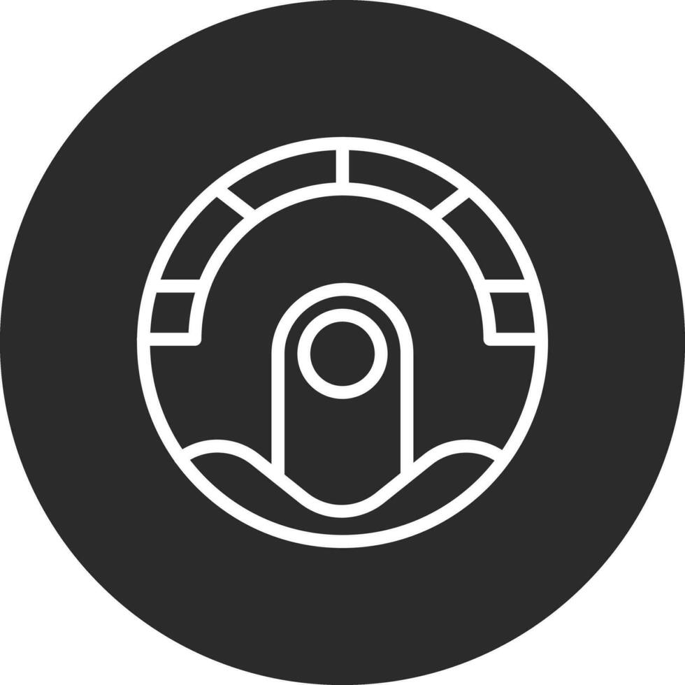 Robot Vaccum Vector Icon