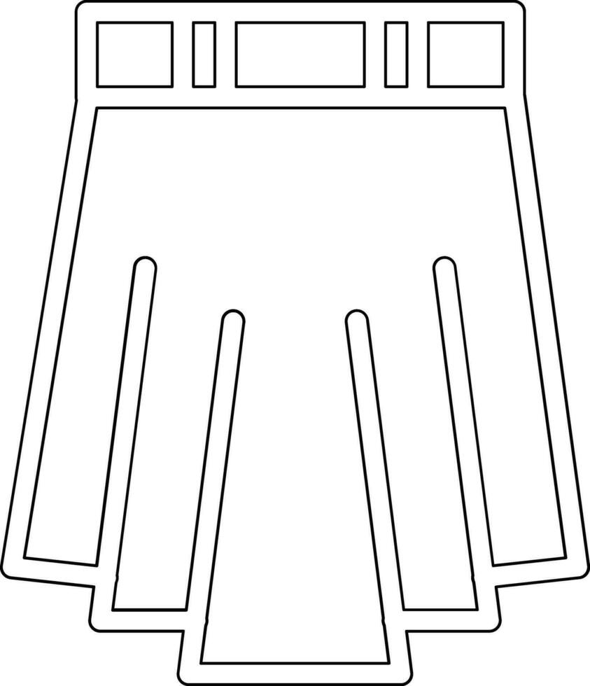 Skirt Vector Icon