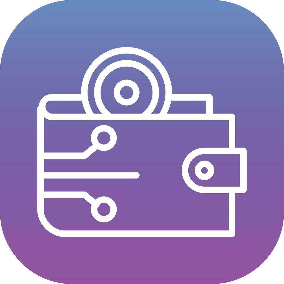 Digital Wallet Vector Icon