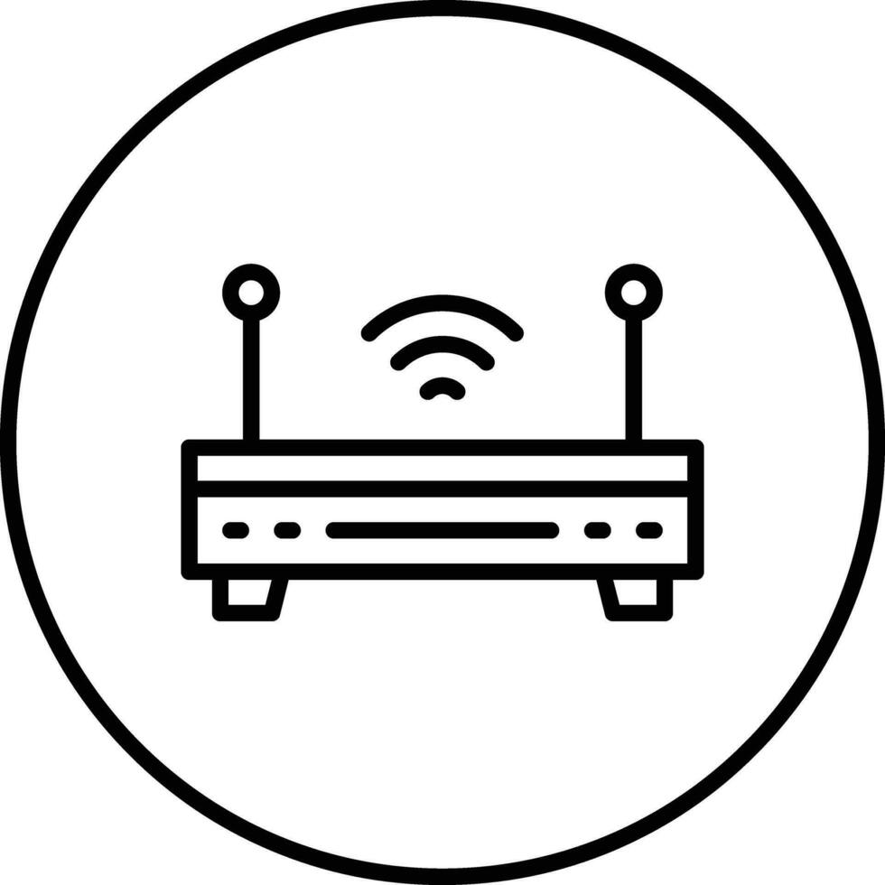 Wireless Router Vector Icon