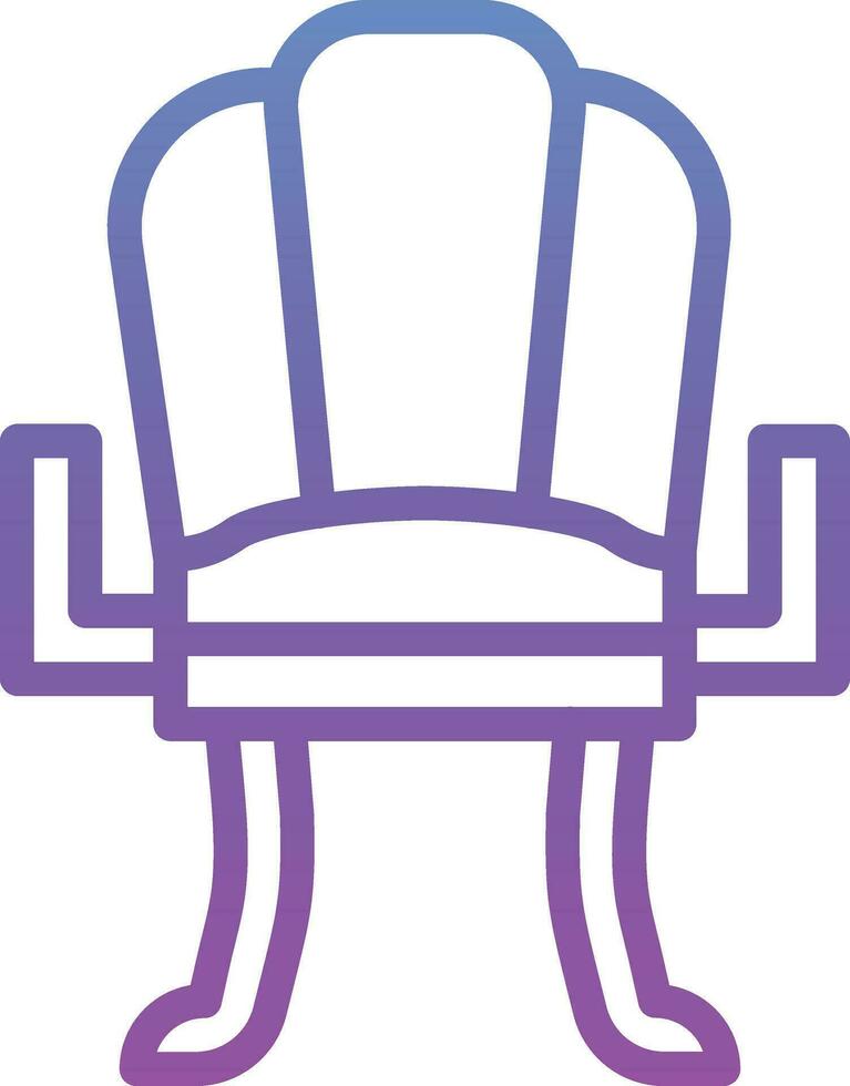 icono de vector de silla