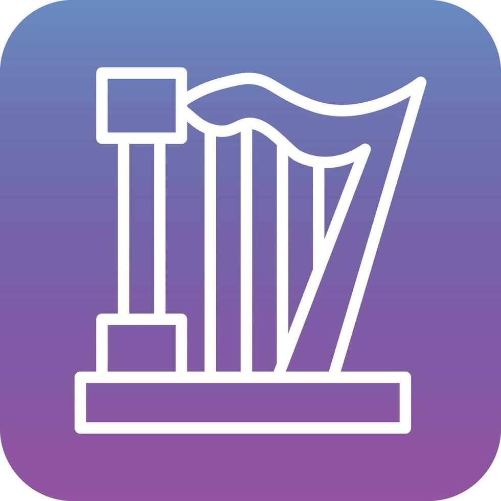 Harp Vector Icon