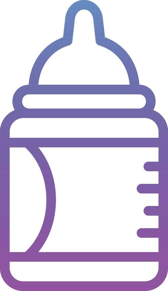 Milk Bottle Vector Icon