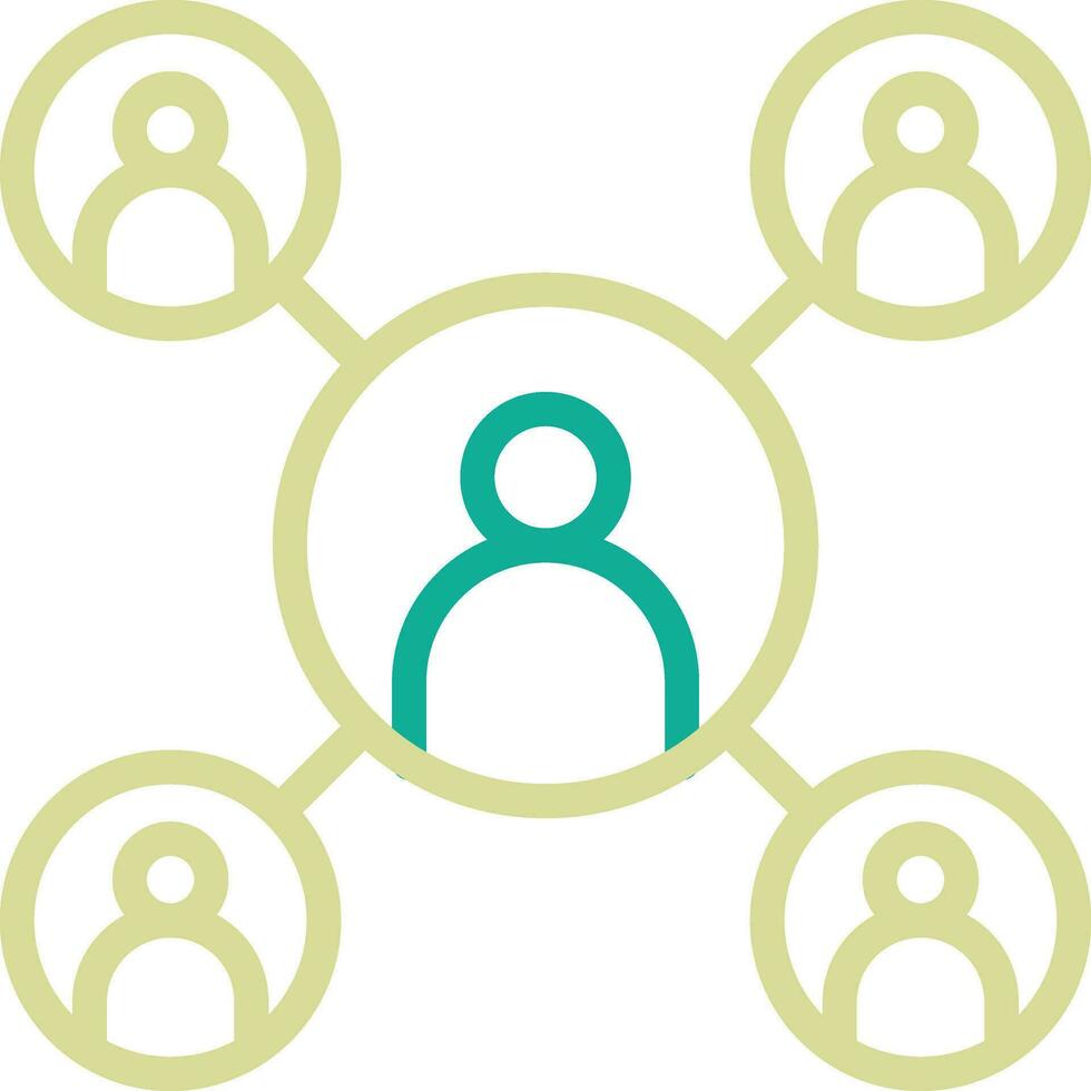 User Networking Vector Icon