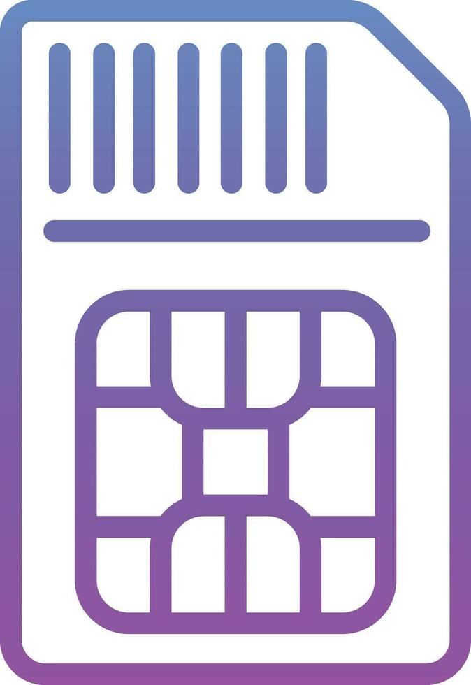 Sim Card Vector Icon