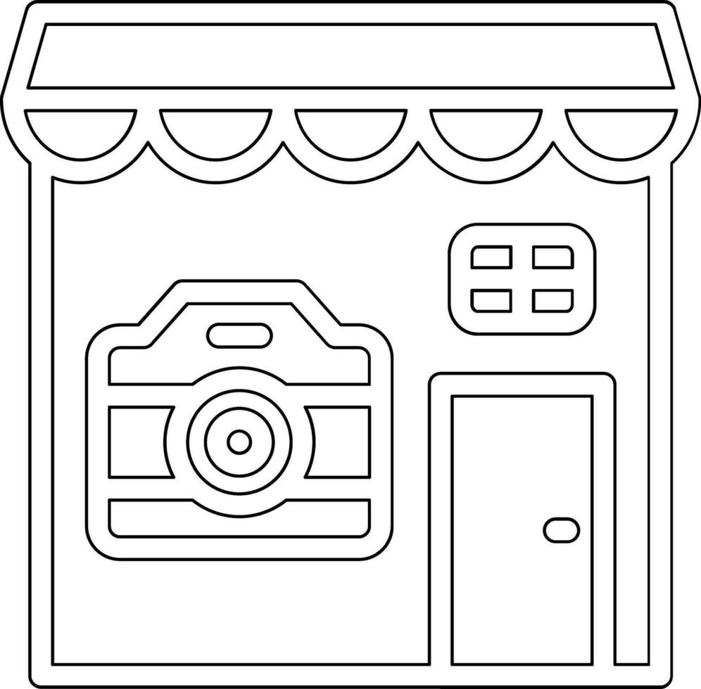 Camera Shop Vector Icon