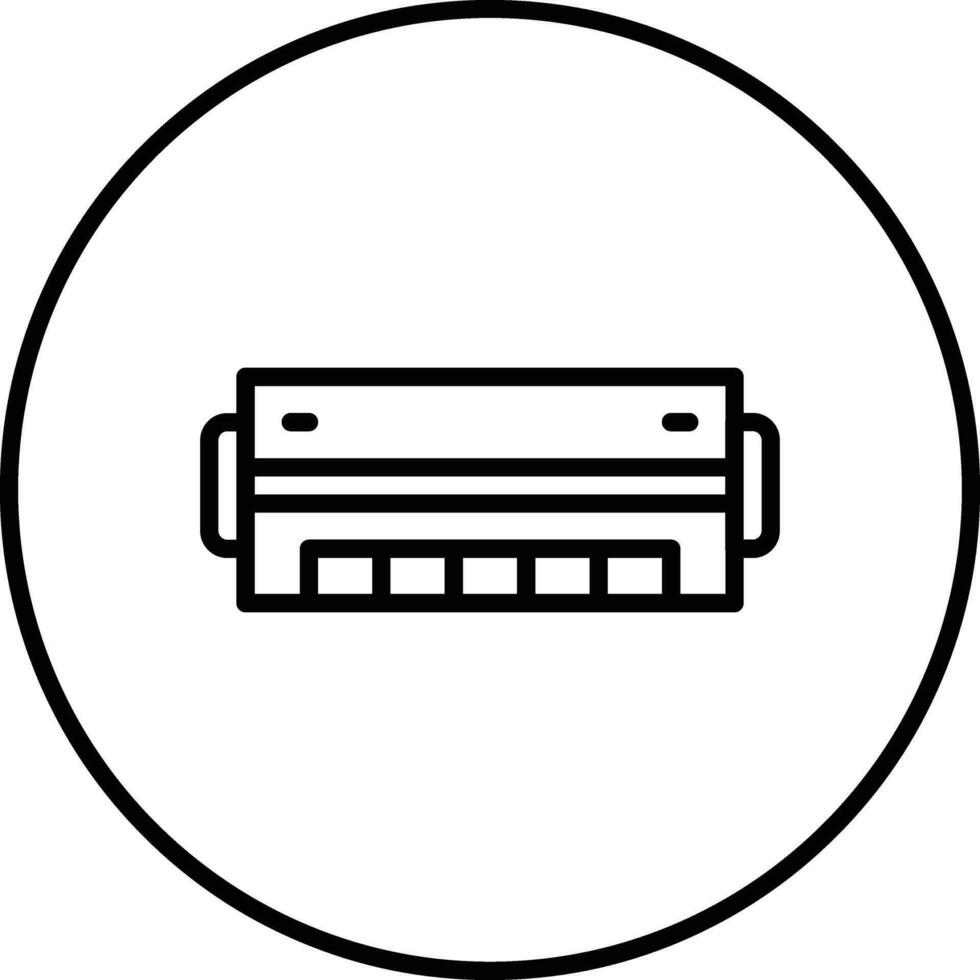 Harmonica Vector Icon