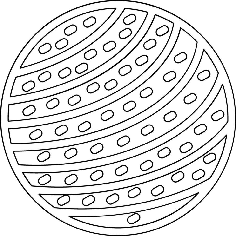 Fitball Vector Icon