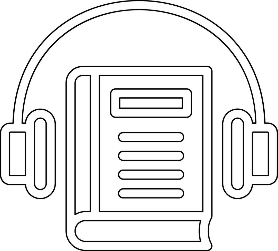 Audio Book Vector Icon
