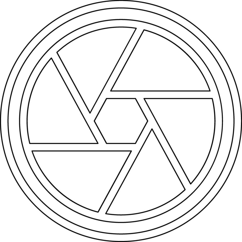 Aperture Vector Icon