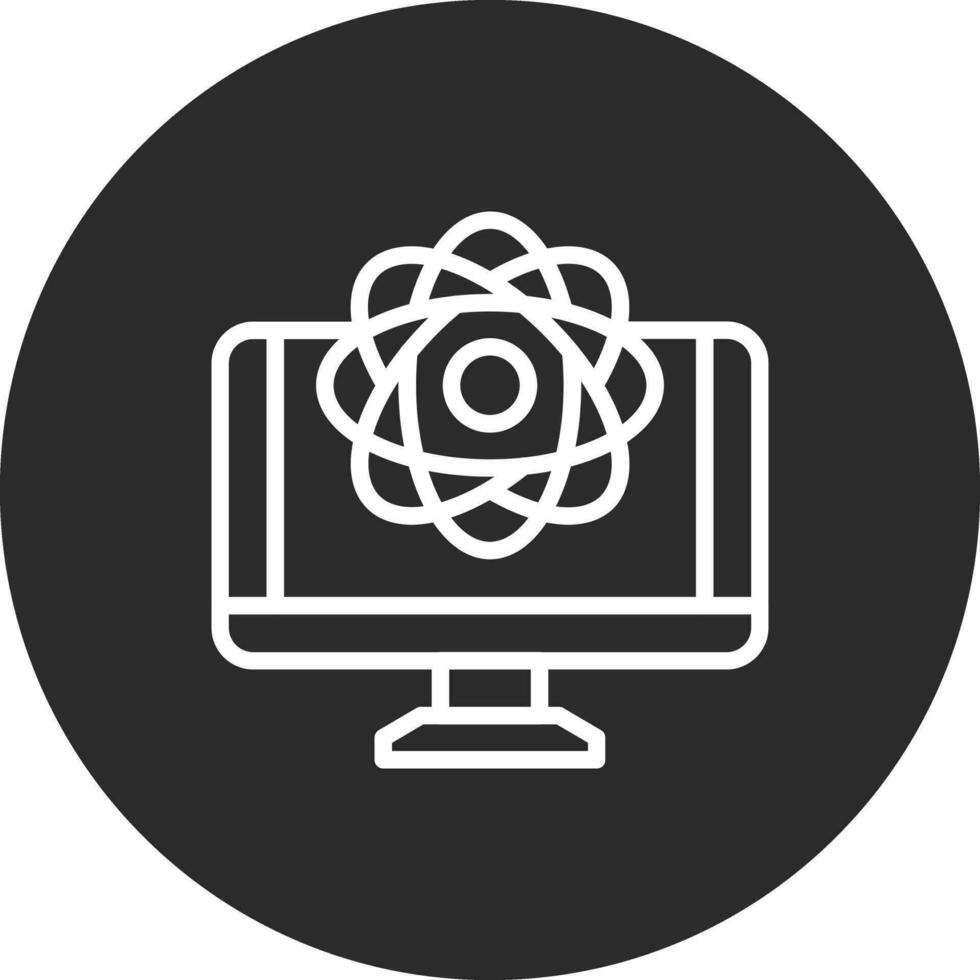 cuántico informática vector icono