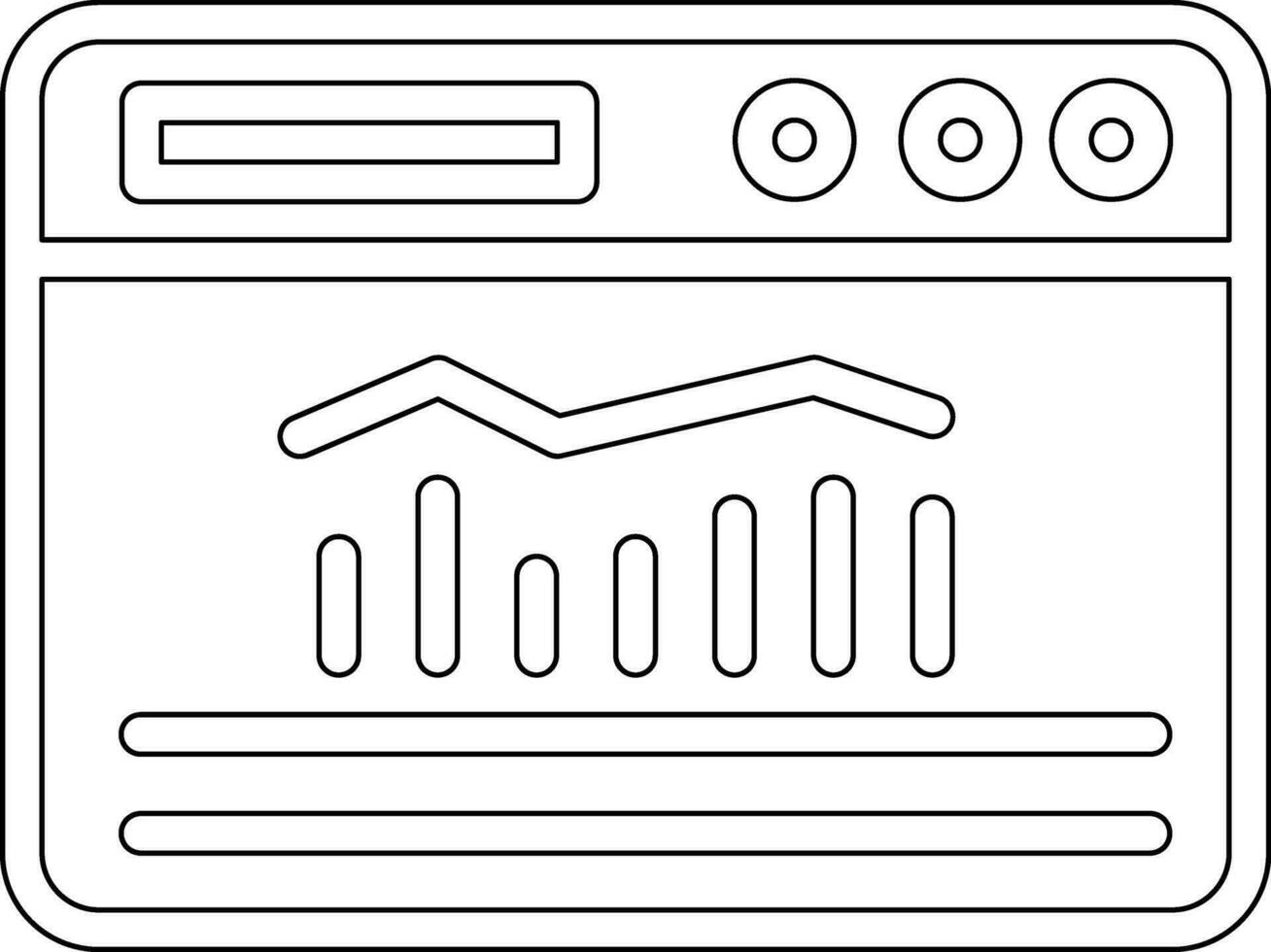 Website Traffic Vector Icon