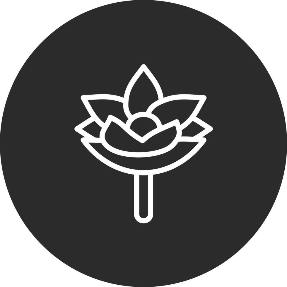 icono de vector de flor de loto